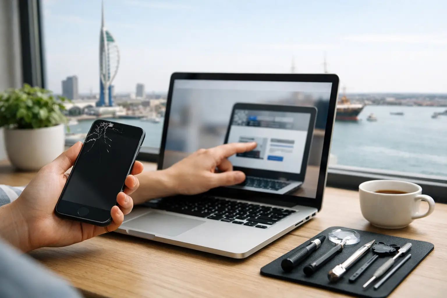 How to Book Phone Repair Online in Portsmouth