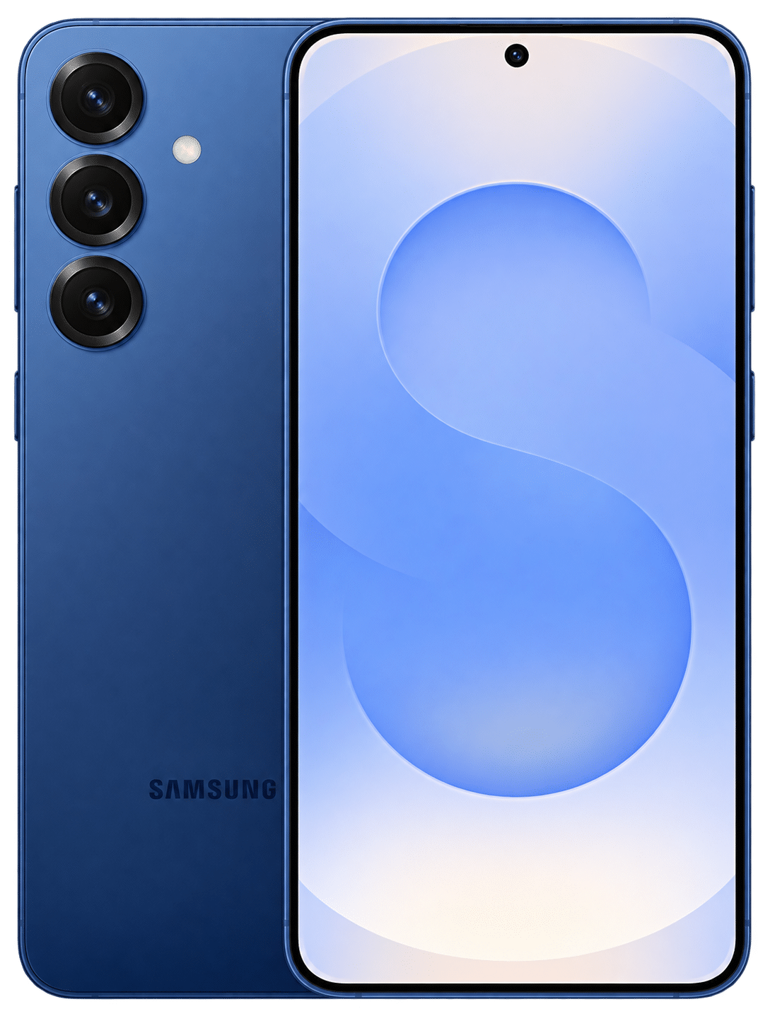 Samsung Galaxy S25 front and rear view